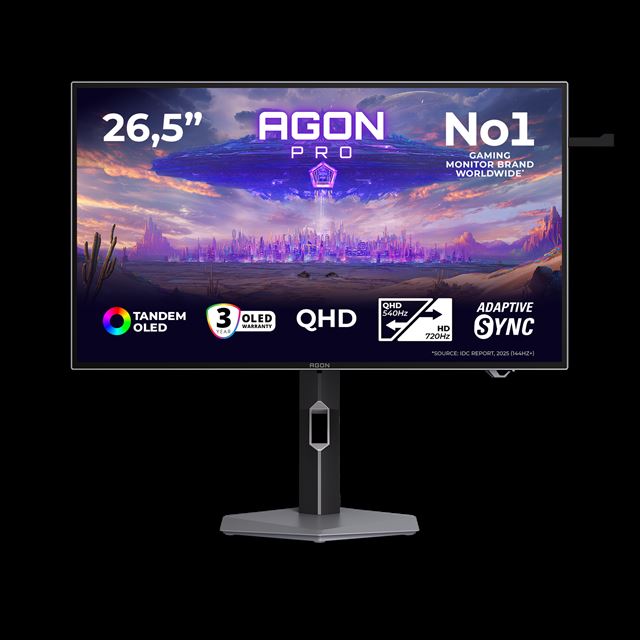 AOC predstavuje AGON PRO AGP277QKDC, nov� WOLED monitor so 720 Hz re�imom 
