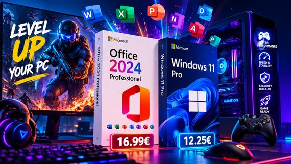 Z�skajte zo svojho PC viac za menej: MS Office 2024 za 16,99 � a Windows 11 za 12,25 �