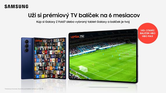 Najlep�� �as na k�pu tabletu: Samsung prin�a rok z�ruky navy�e a 6 mesiacov online TV