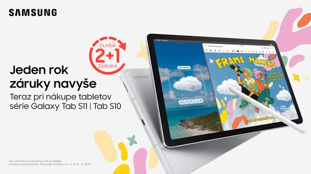 Najlep�� �as na k�pu tabletu: Samsung prin�a rok z�ruky navy�e a 6 mesiacov online TV 