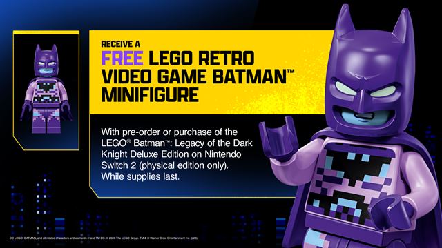 LEGO Batman: Legacy of the Dark Knight mieri na Switch 2, dostane aj nov� DLC bal�k s Jokerom a Harley Quinn 