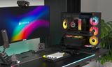 Corsair 2800X RS-R ARGB micro-ATX skrinka s podporou 410 mm GPU 360 mm radi�tora 