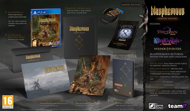 Blasphemous dostane pr�miov� Martyrs' Edition, fyzick� ed�cia prinesie kompletn� obsah aj bonusy 