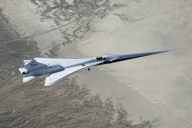 NASA testuje X-59, nadzvukové lietadlo bez klasického sonického tresku 