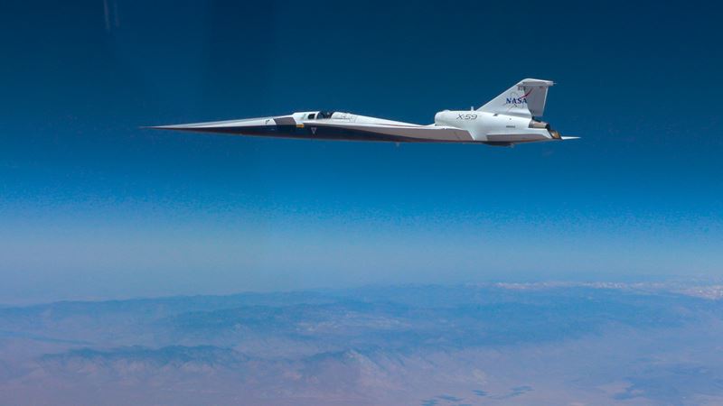 NASA testuje X-59, nadzvukové lietadlo bez klasického sonického tresku
