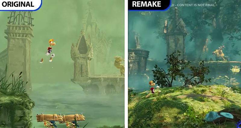 Porovnanie Rayman Legends a Raymana Legends Retold