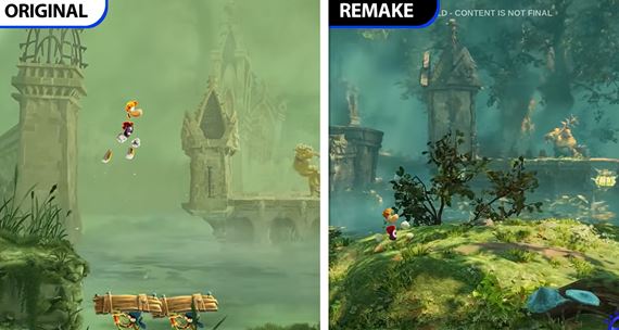 Porovnanie Rayman Legends a Raymana Legends Retold