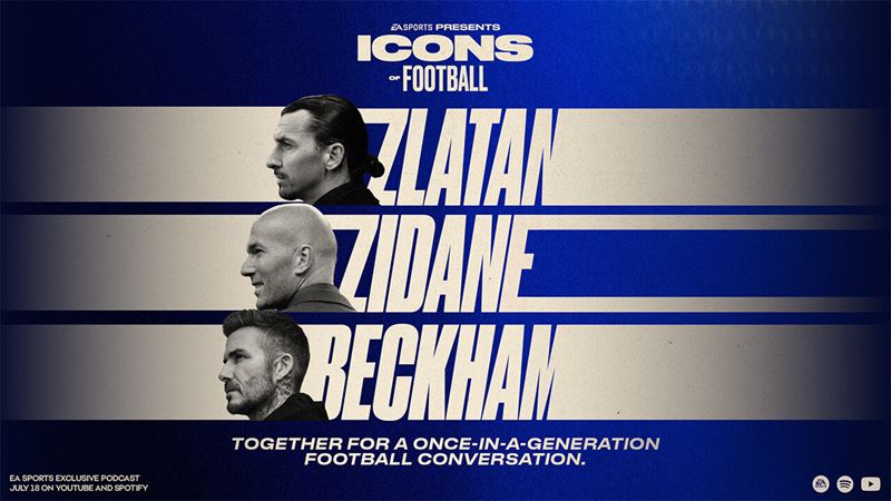 Beckham, Zidane a Zlatan sa prv�kr�t stretn� v spolo�nom rozhovore pod hlavi�kou EA SPORTS