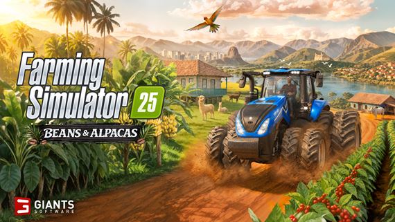 Farming Simulator 25 zamieri do Južnej Ameriky, rozšírenie Beans & Alpacas pridá kávu aj alpaky