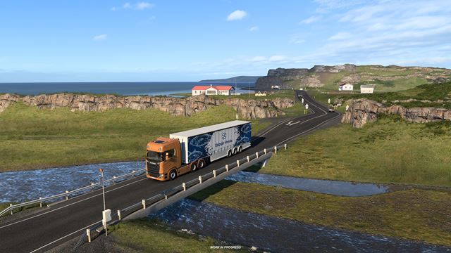 Island v Euro Truck Simulator 2 ukazuje svoje mosty, nebude n�dza ani o ikonick� jednopruhov� prechody 