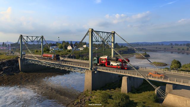 Island v Euro Truck Simulator 2 ukazuje svoje mosty, nebude n�dza ani o ikonick� jednopruhov� prechody 
