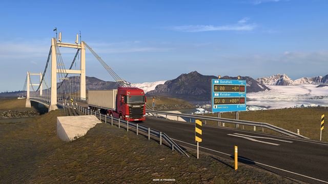 Island v Euro Truck Simulator 2 ukazuje svoje mosty, nebude n�dza ani o ikonick� jednopruhov� prechody 