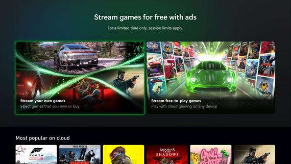 XBOX testuje bezplatné cloudové hranie s reklamami