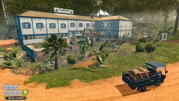 Roz��renie Beans & Alpacas pre Farming Simulator 25 ukazuje prv� z�bery z hrania