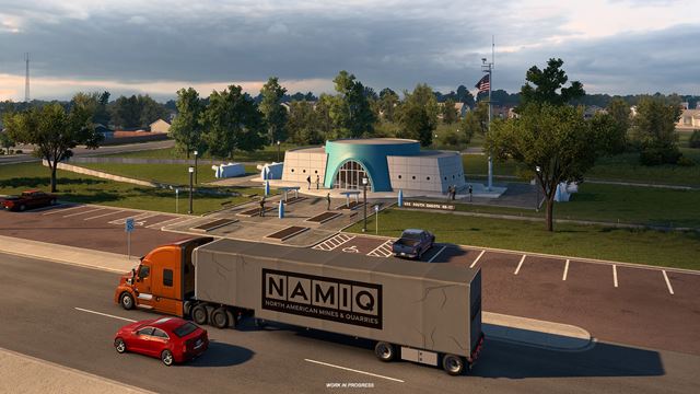 American Truck Simulator uk�zal Sioux Falls, najv��ie mesto v roz��ren� South Dakota 