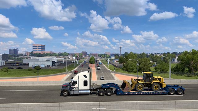 American Truck Simulator uk�zal Sioux Falls, najv��ie mesto v roz��ren� South Dakota 