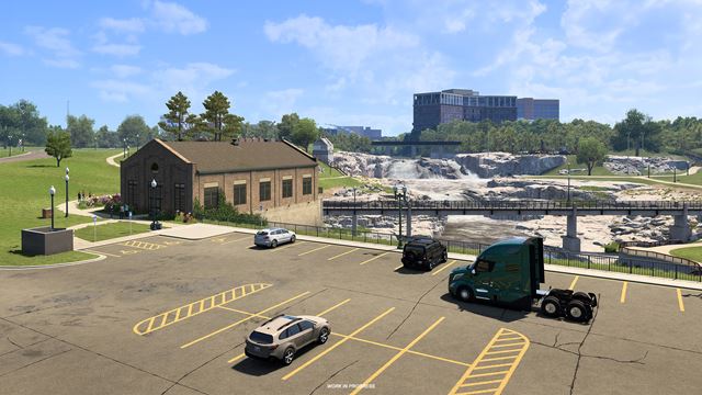 American Truck Simulator uk�zal Sioux Falls, najv��ie mesto v roz��ren� South Dakota 