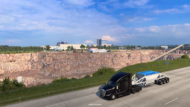 American Truck Simulator uk�zal Sioux Falls, najv��ie mesto v roz��ren� South Dakota 