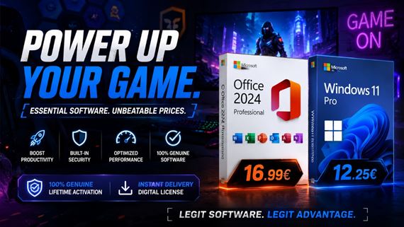 Letn� upgrade: Z�skajte do�ivotn� licenciu na Windows 11 Pro za 12,25 � a MS Office 2024 Pro za 16,99 �