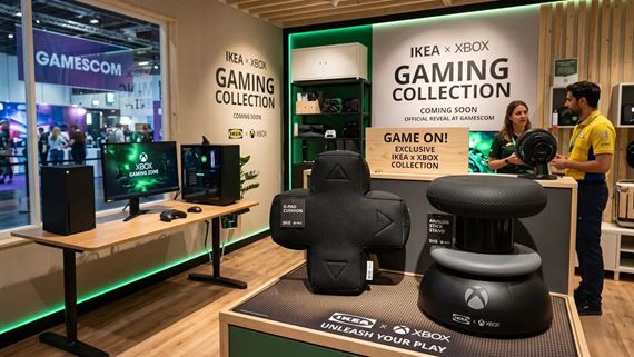 IKEA a XBOX pripravujú spoločnú kolekciu nábytku a doplnkov pre hráčov
