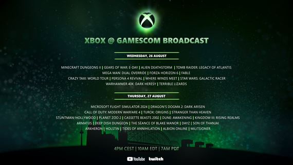 Xbox predstavil hry, ktor� odstreamuje z Gamescomu