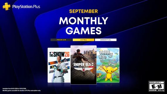 PS Plus hry na september predstavené