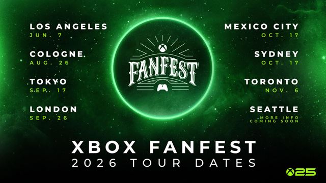 XBOX oslavuje 25 rokov nov�mi dizajnmi, Game Pass kolekciami a FanFest turn� 