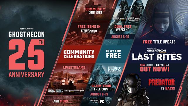 Ghost Recon: Wildlands dost�va Last Rites DLC, spolu s Breakpoint s� na v�kend zadarmo a Future Soldier je na PC zadarmo k aktiv�cii 