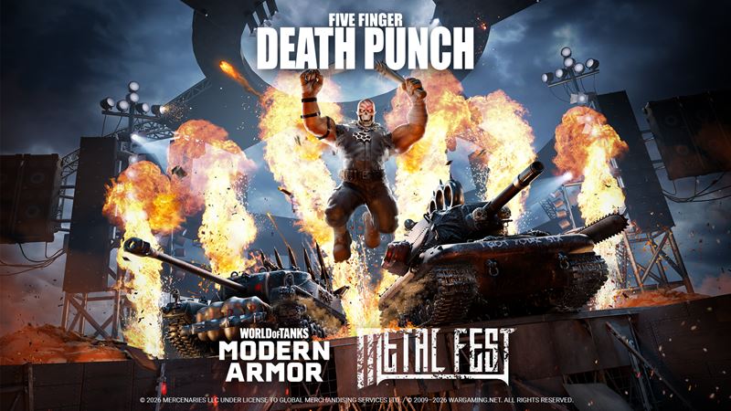 World of Tanks Modern Armor priv�dza metalov� festival s Five Finger Death Punch a nov�mi tankami