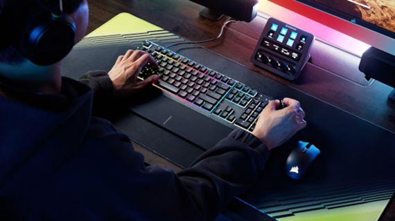 Corsair predstavil dostupnú hernú klávesnicu a bezdrôtovú myš