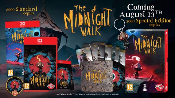 Temná adventúra The Midnight Walk vyjde na Switch 2 aj v retail edícii