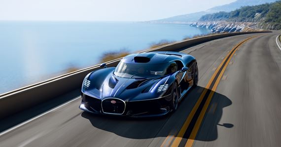 Bugatti Destrier premenilo okruhový Bolide na elegantný unikát s výkonom 1600 koní