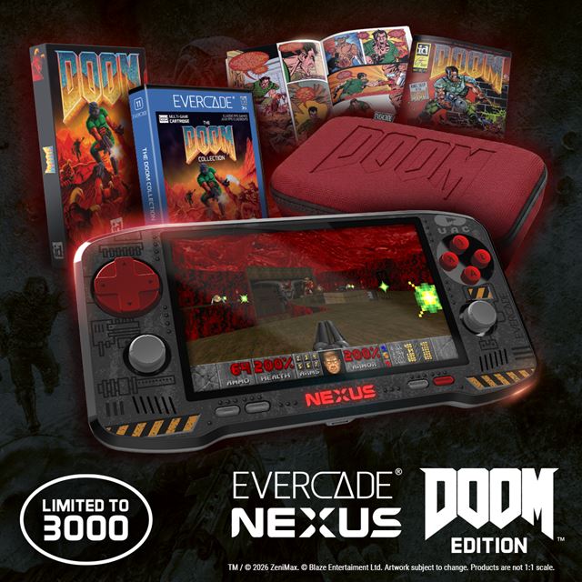 DOOM Collection prinesie legend�rnu s�riu na Evercade v kompletnej fyzickej ed�cii 