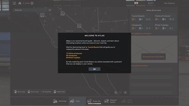 American Truck Simulator prid� Atlas, ktor� z jazdy rob� turistick� objavovanie 