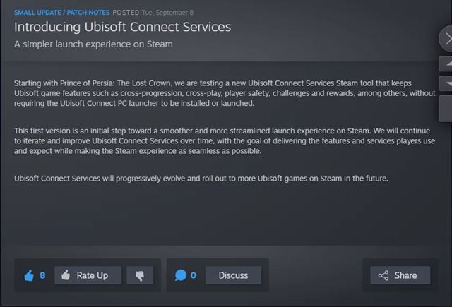 Ubisoft testuje sp���anie hier zo Steamu bez launchera Ubisoft Connect, prvou bude Prince of Persia: The Lost Crown 