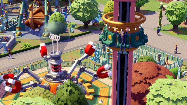 Two Point Museum sa s DLC Rides & Relics zmen� na z�bavn� park 