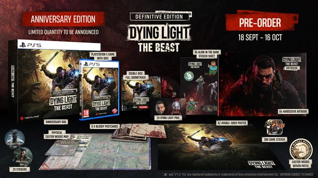 Dying Light: The Beast dostane prv�kr�t fyzick� ed�ciu, vyjde v troch verzi�ch 