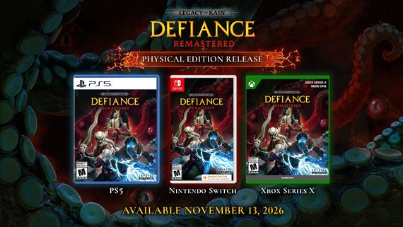 Legacy of Kain: Defiance Remastered dostane dve fyzické edície, vyjdú v novembri