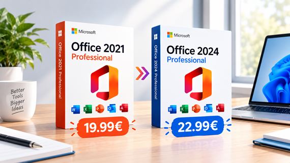 Najnižšia cena v histórii: Získajte MS Office 2021 za 19,89 € alebo prejdite na MS Office 2024 za 22,99 €