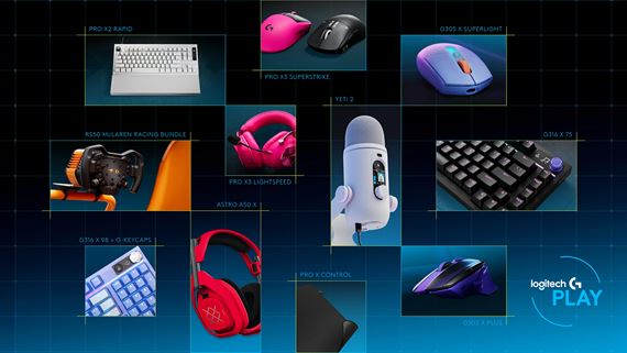 Logitech predstavil rovno 15 nových produktov od myší, cez klávesnice až po volanty