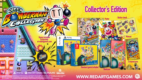 Super Bomberman Collection vy�la vo fyzickej ed�cii, Switch 2 verzia pr�de nesk�r