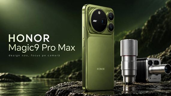 Honor Magic9 Pro Max prin�a dva 200 Mpx fotoapar�ty, filmov� technol�gie ARRI a 8 800 mAh bat�riu