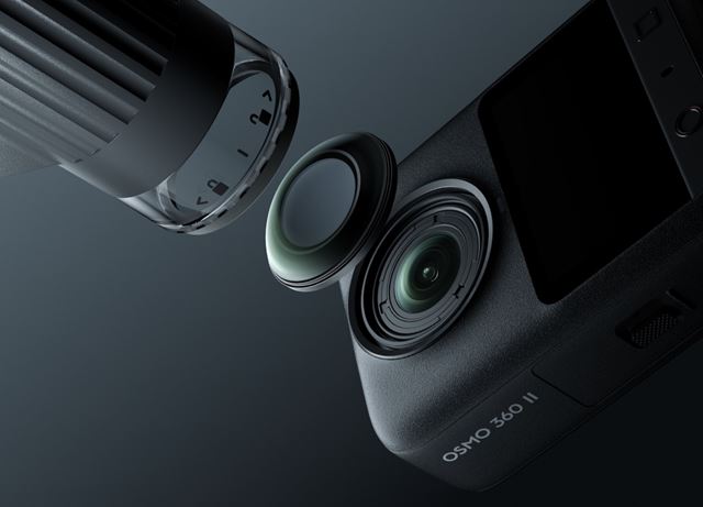 DJI Osmo 360 II prináša 8K/60 fps záznam, lepšie nočné video a vymeniteľné šošovky 
