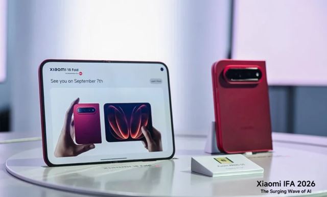 Xiaomi na IFA uk�zalo Xiaomi 18 Fold, prv� mobil s vlastn�m �ipom XRING O3 