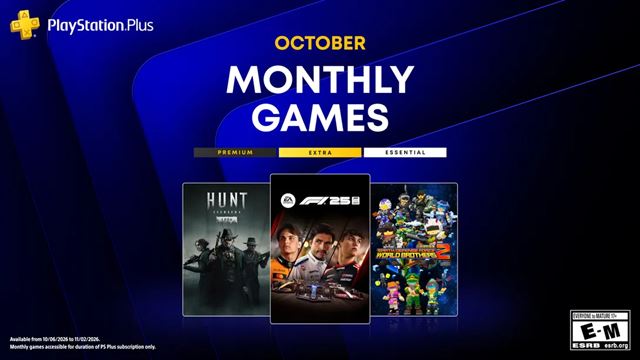 PlayStation potvrdzuje trojicu PS Plus Monthly hier na okt�ber 