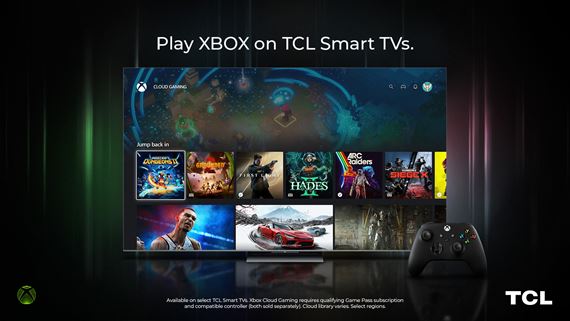 XBOX aplik�cia pr�de aj na TCL Smart TV