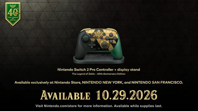 The Legend of Zelda dostane k 40. v�ro�iu limitovan� Switch 2 a Pro Controller 