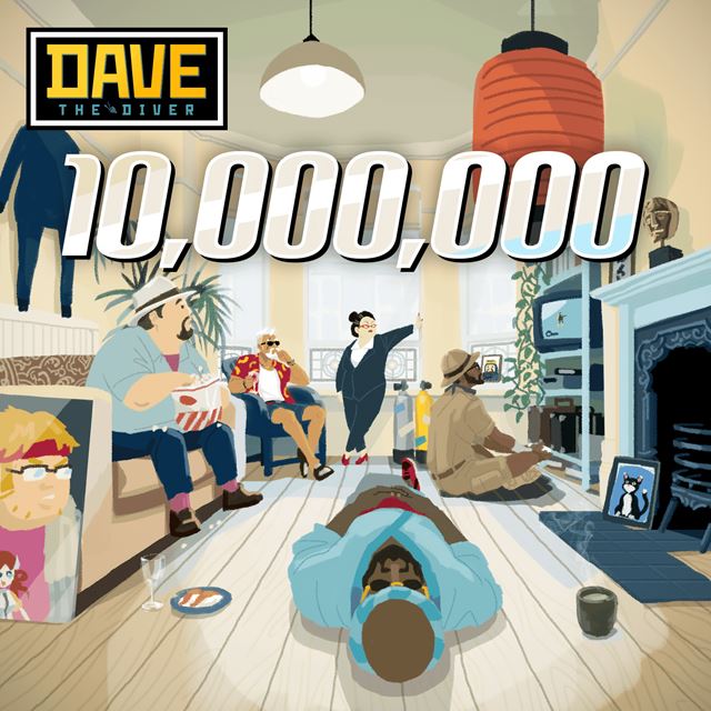 Dave the Diver prekonal hranicu 10 mili�nov predan�ch kusov 