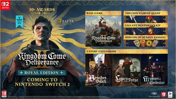 Kingdom Come: Deliverance II pr�de na Switch 2 v kompletnej Royal Edition