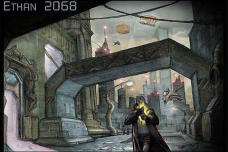 Ethan 2068 predstav futuristick Budape
